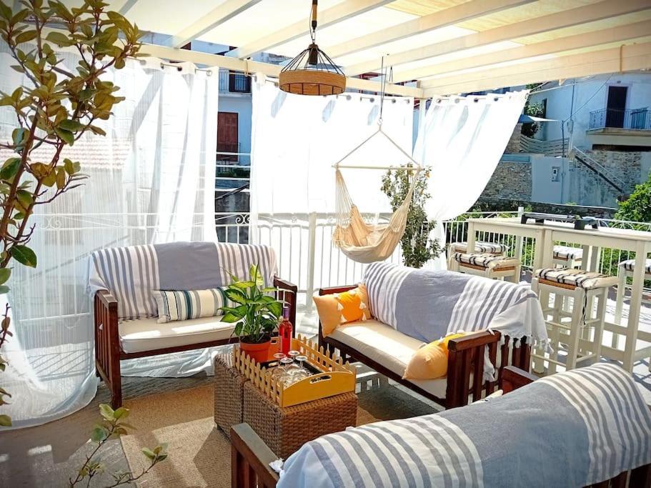 Duka'S Gardenhouse Villa Skopelos Town Bagian luar foto
